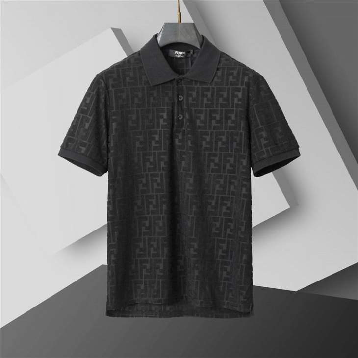 Picture of Fendi Polo Shirts Short _SKUFendiM-3XL3cx44628126